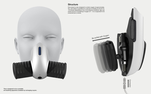 Air Diviser - nowoczesna maska tlenowa dla strażaków 웅진코웨이포폴2