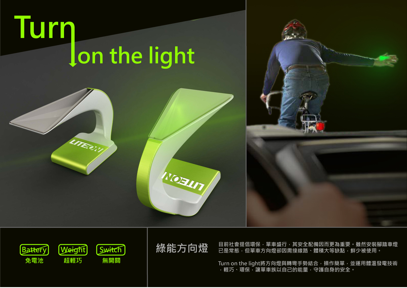 Turn on the light - rowerzysto bądź bardziej widoczny Turn on the light