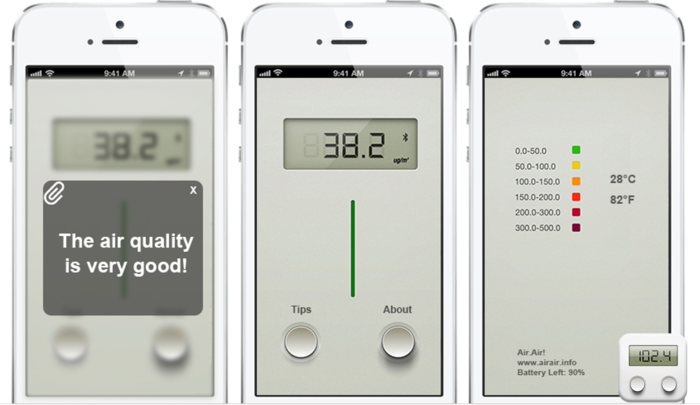 Air.Air! - przenośny miernik czystości powietrza AIR.AIR7