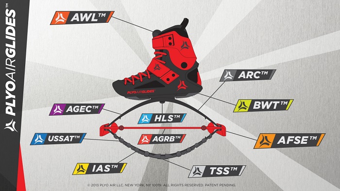 AIR GLIDE MARIO - innowacyjne buty do biegania, skakania i ćwiczenia AIR GLIDE MARIO