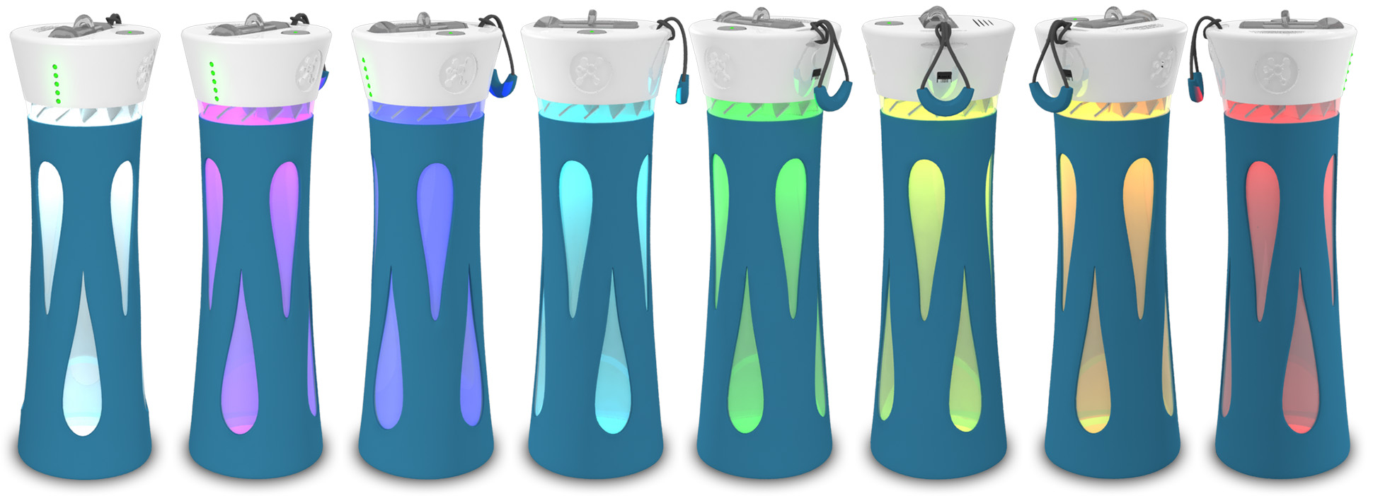 BluFit - butelka przypominająca o nawadnianiu się Blufit3