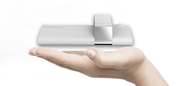 Smart Kitchen TV - koncept inteligentnego TV do kuchni od LG Smart Kitchen TV