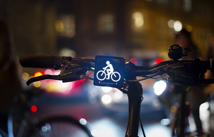 Brainy Bike Light - designerskie światła rowerowe brainy bike light