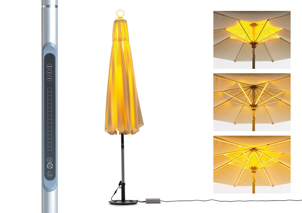 NI - ogrodowy parasol LED Ni