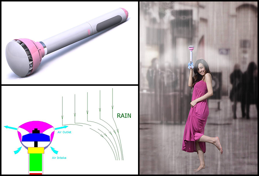 Air Umbrella - powietrzna parasolka Air Umbrella