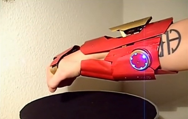 laser iron man arm