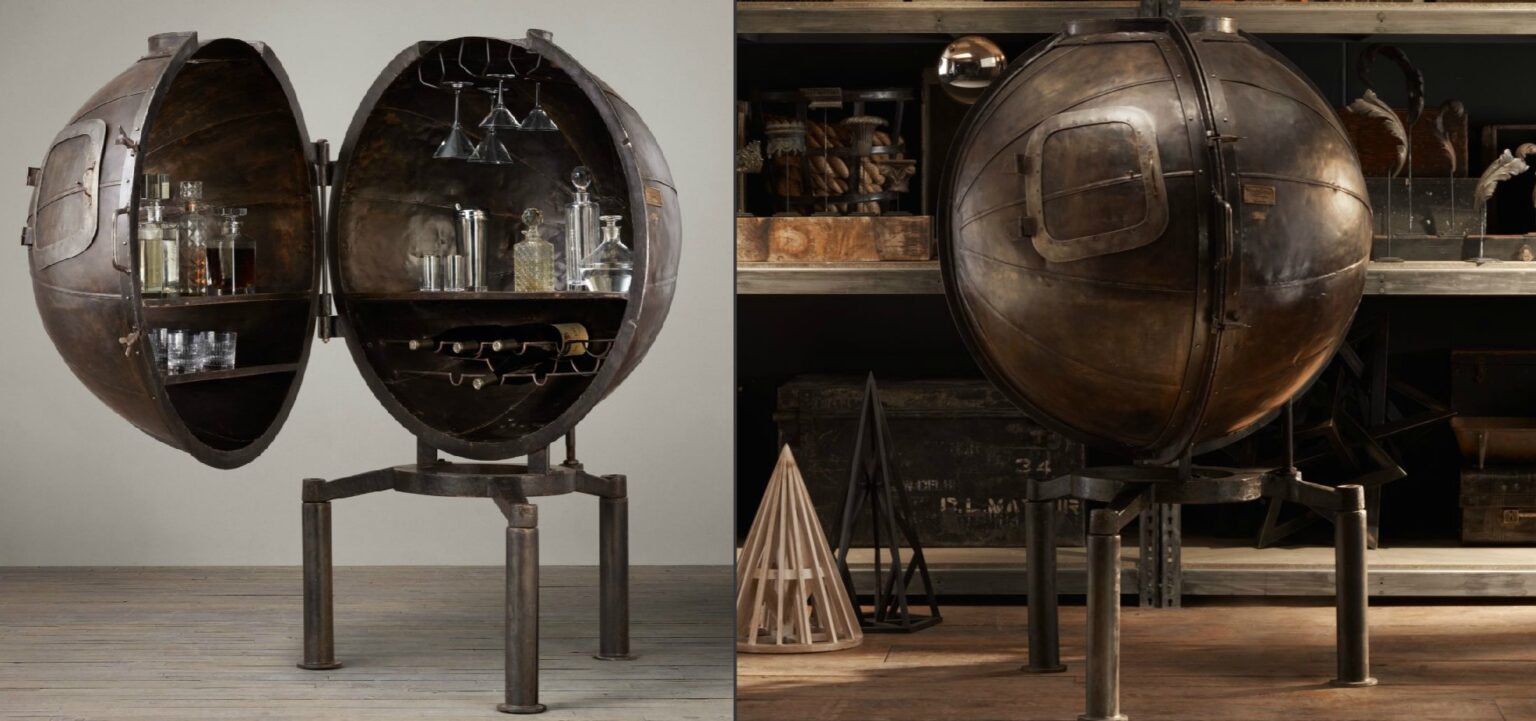 1920 German Light Bulb Voltage Tester Bar - nietypowy barek