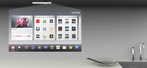 Smart Kitchen TV - koncept inteligentnego TV do kuchni od LG