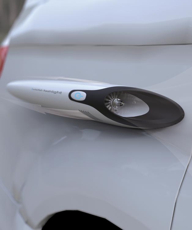 Suckerfish – latarka podobna do… ryby Suckerfish - latarka podobna do... ryby