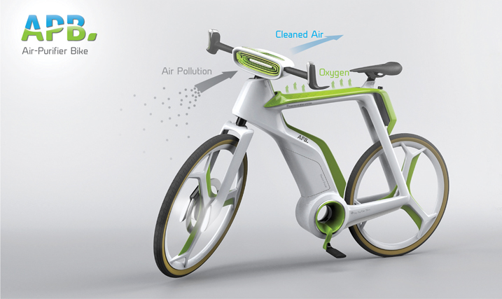 Air-Purifier Bike – podróżuj po mieście oddychając czystym powietrzem Air-Purifier Bike - podróżuj po mieście oddychając czystym powietrzem