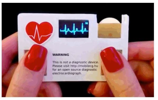  Karta z czujnikiem pulsu serca – MobilECG