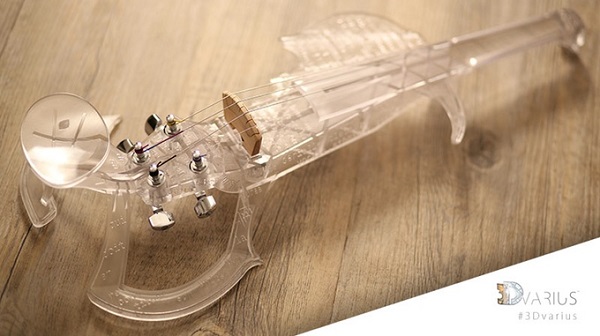  3Dvarius – skrzypce z drukarki 3D