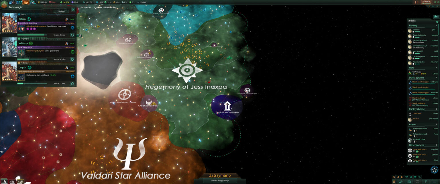 Jaka dziwna ta Europa Universalis - gram w Stellaris Galaxy Edition
