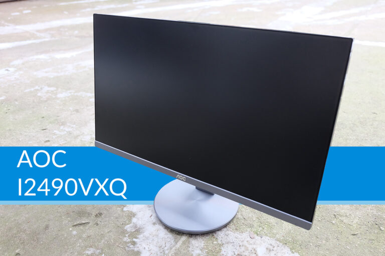 AOC I2490VXQ - recenzja niedrogiego monitora biurowego [wideo]