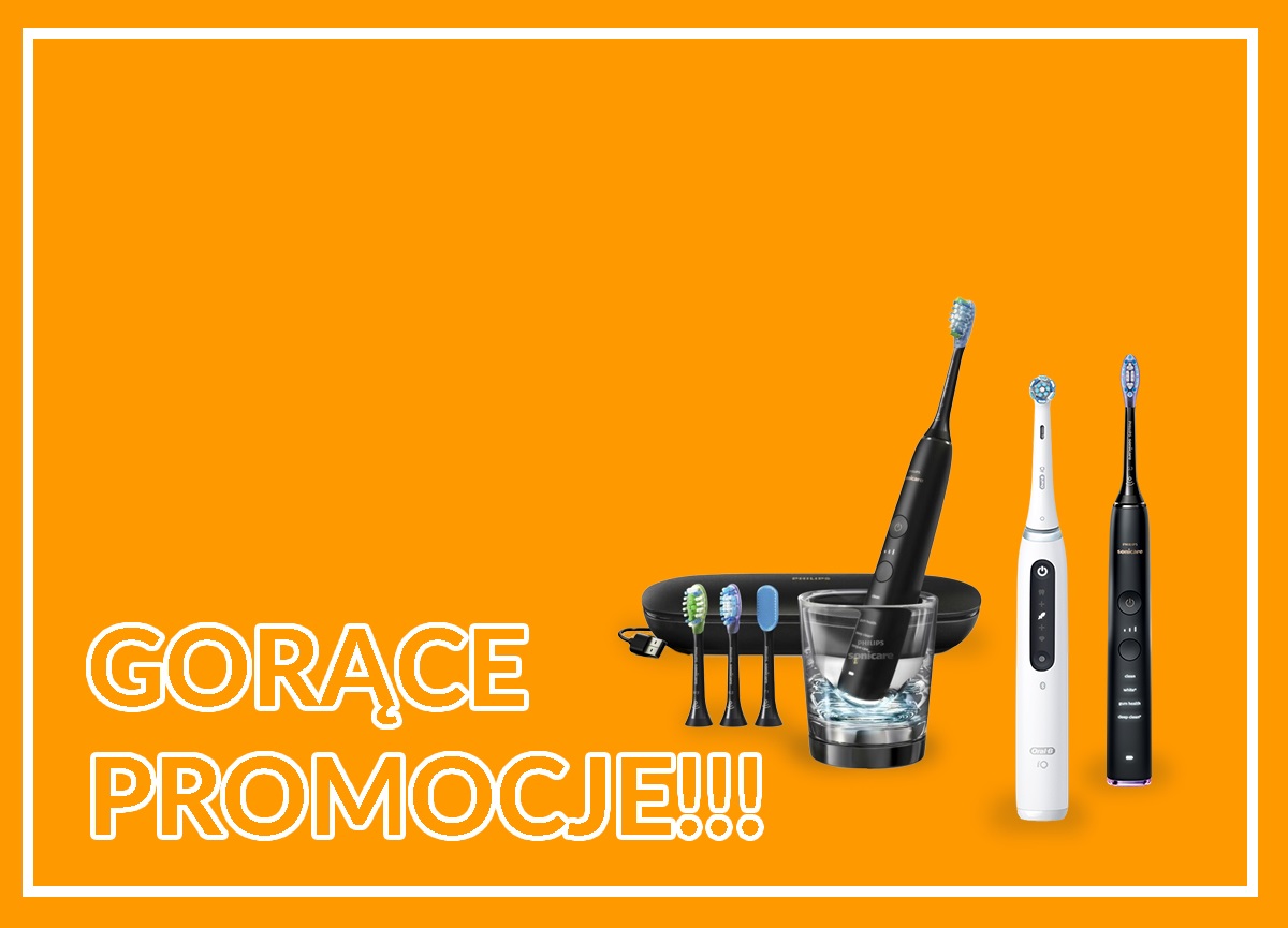 Szczoteczki elektryczne tak tanio, że zęby same się szczerzą! Promocje na szczoteczki