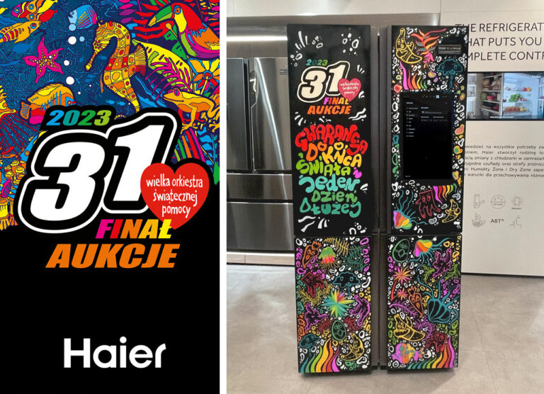 Haier wspiera 31. Finał Wielkiej Orkiestry Świątecznej Pomocy