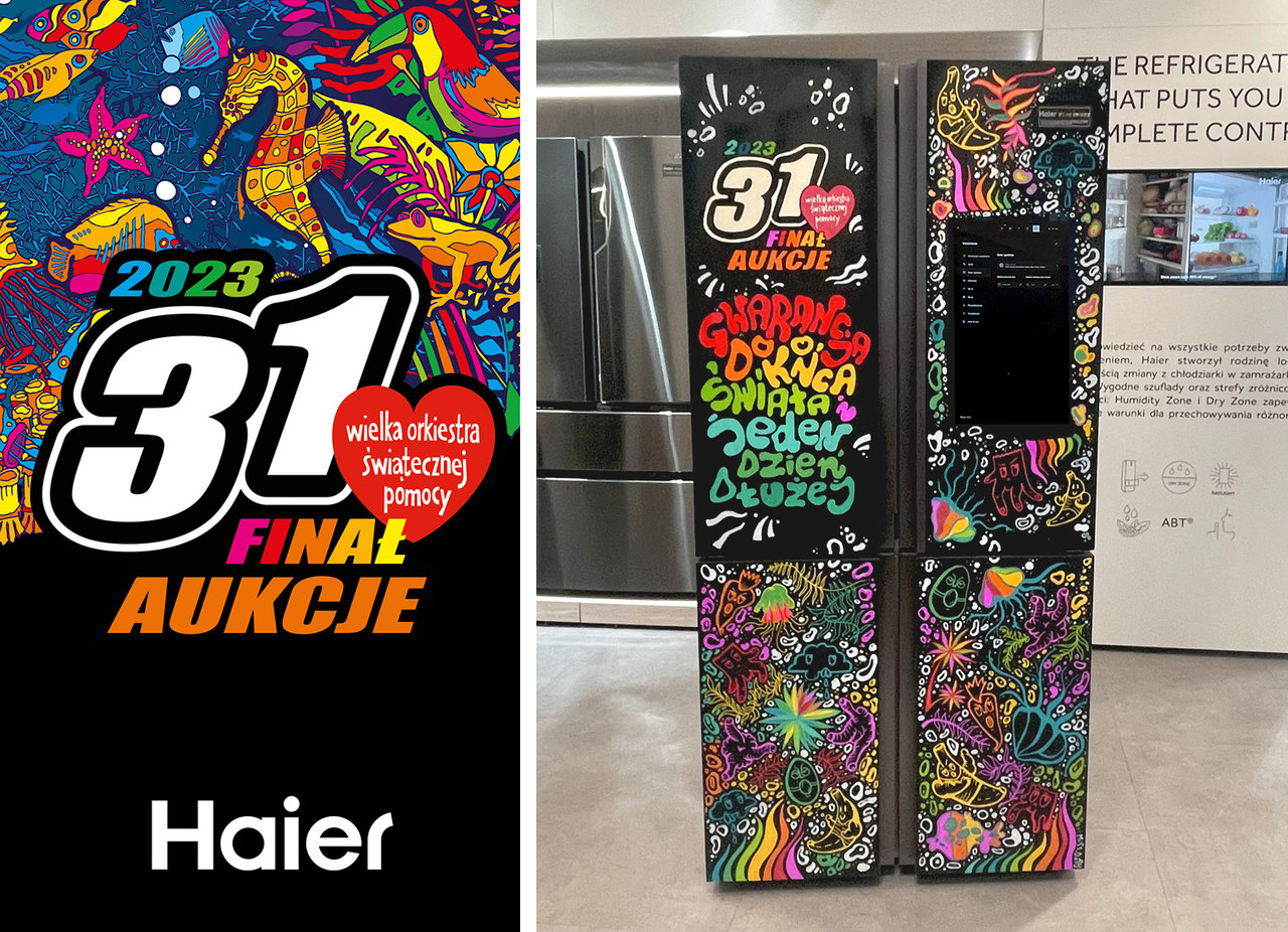 Haier wspiera 31. Finał Wielkiej Orkiestry Świątecznej Pomocy Haier wspiera 31. Finał Wielkiej Orkiestry Świątecznej Pomocy