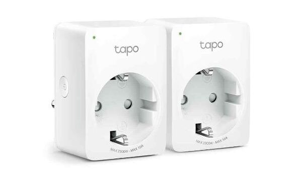 Inteligentne gniazdko smart Smart plug TP-LINK Tapo P100 (2 pak)
