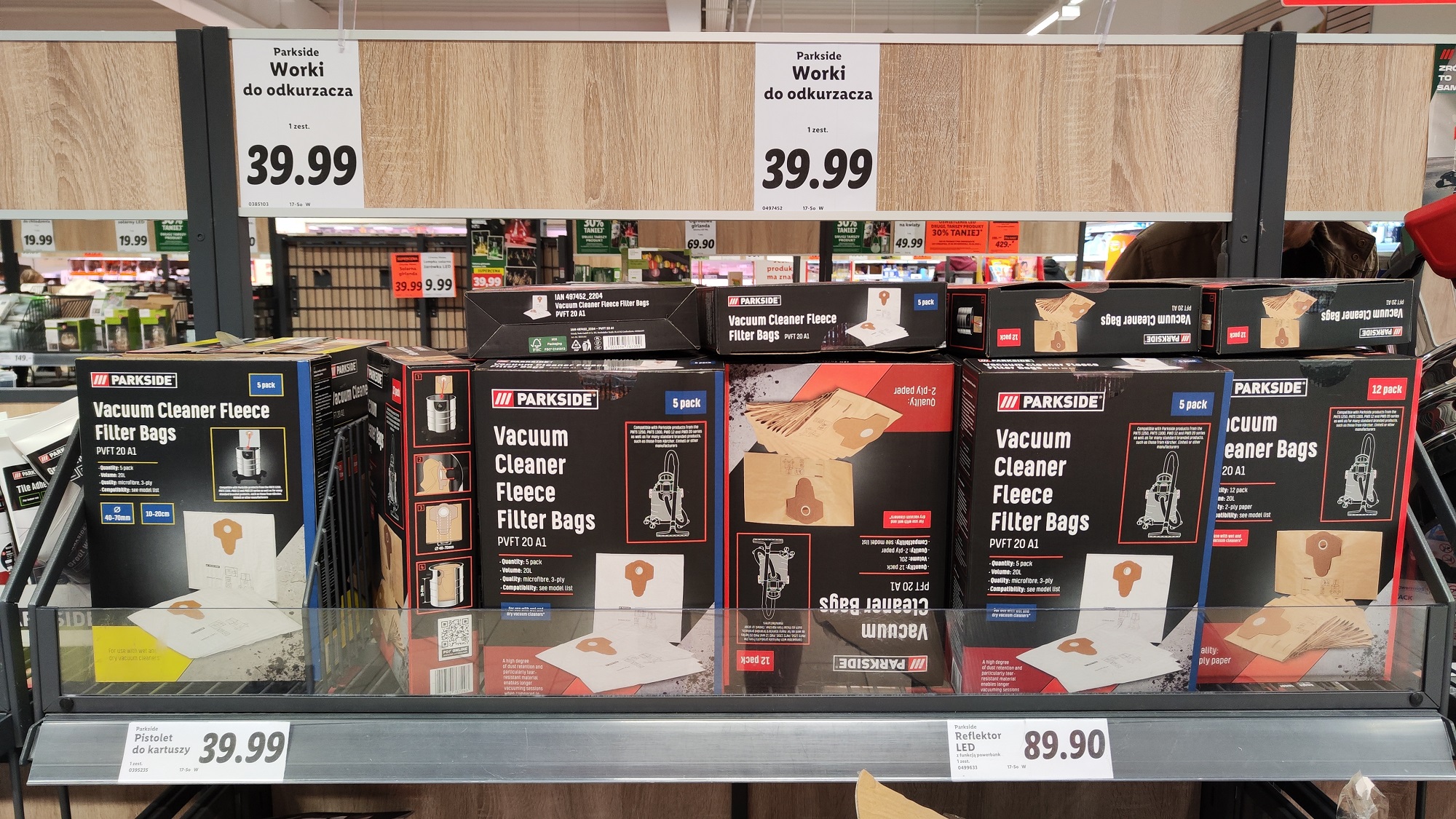 Worki parkside w sklepie lidl