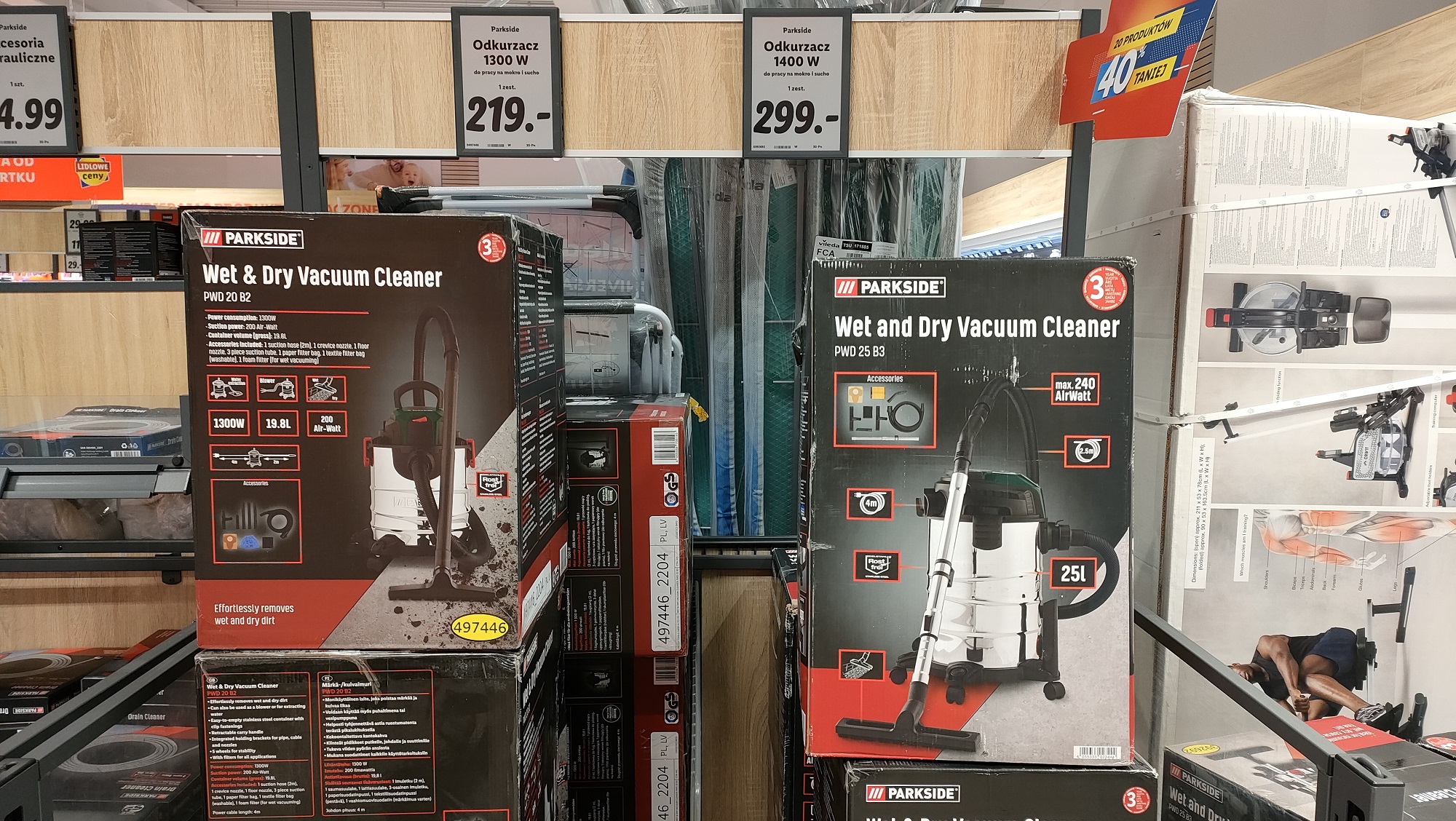 Parkside PWD 25 B3 – test odkurzacza z Lidla za 379 zł. Najlepszy warsztatowy odkurzacz?