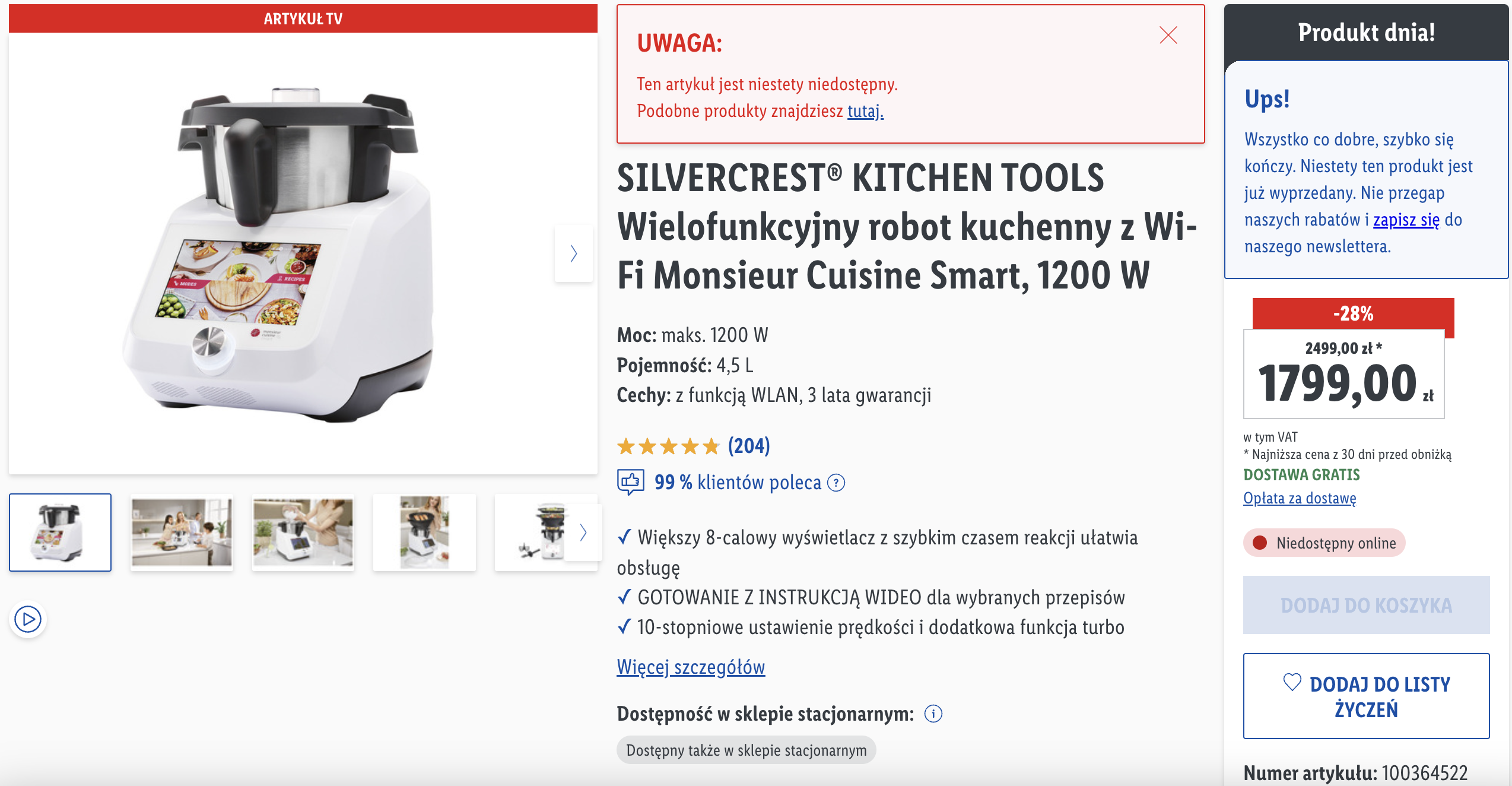 Lidlomix, Black Friday