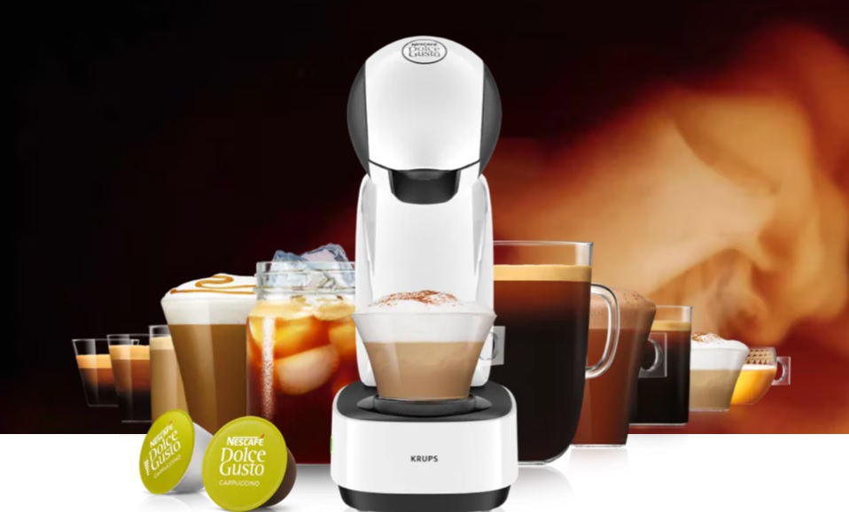 68 złotych zniżki na ekspres kapsułkowy Nescafé Dolce Gusto na Amazon Ekspres kapsułkowy Krups Nescafé KP1701