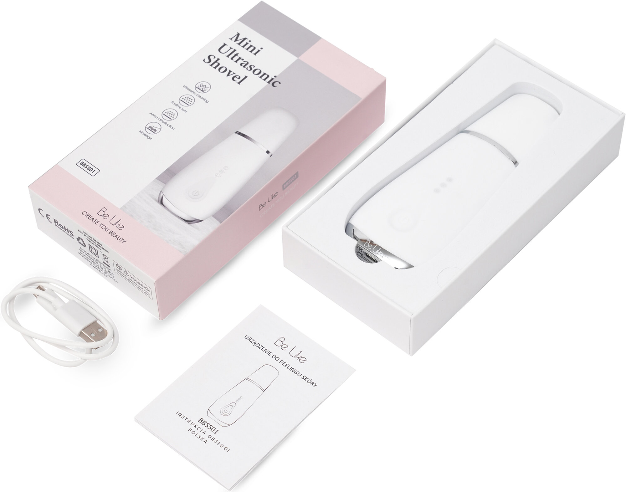 BeLike urządzenie do peelingu kawitacyjnego