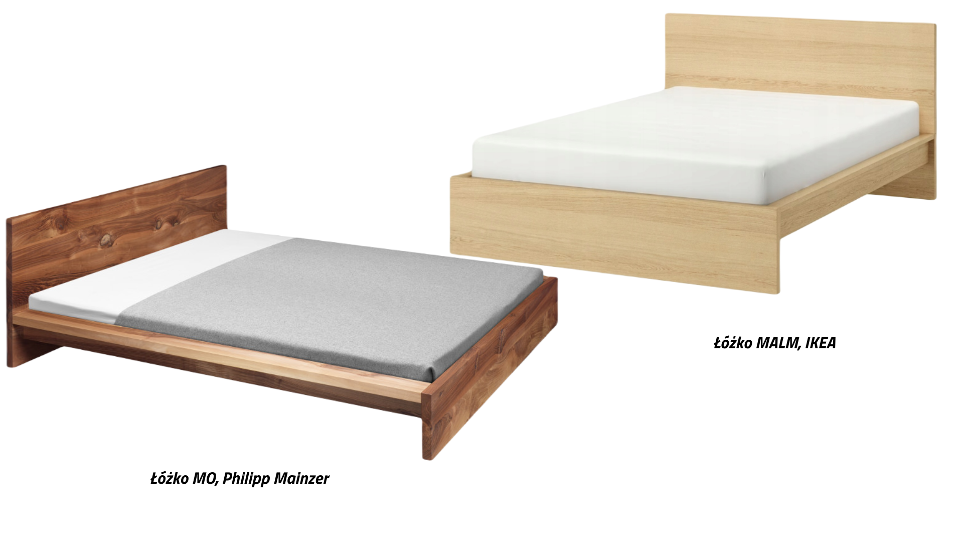 ikea vs mainzer łóżko MO i MALM