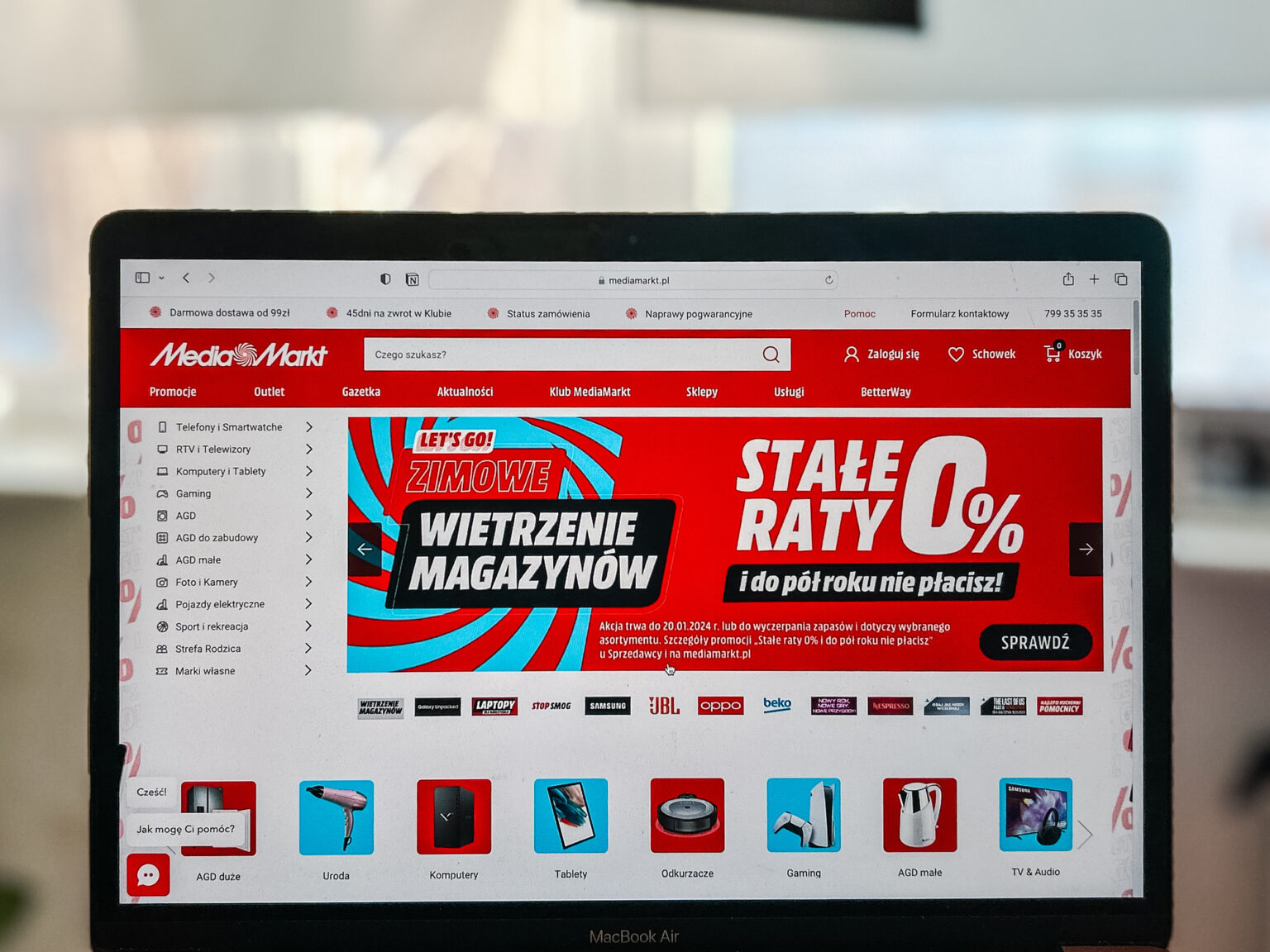 Media Markt, odkurzacz