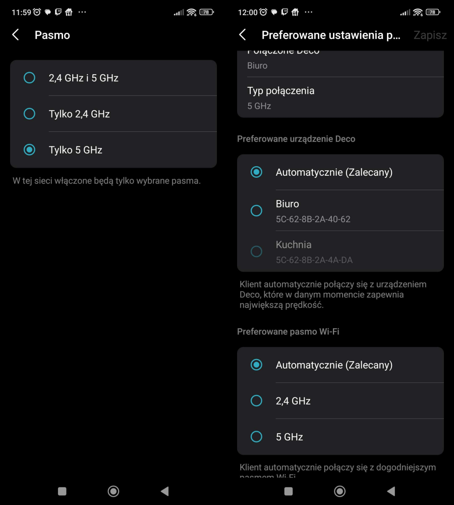 Najszybszy system mesh na rynku? Sprawdzamy TP-Link Deco X95 Ustawienia-Wi-Fi TP-Link Deco X95