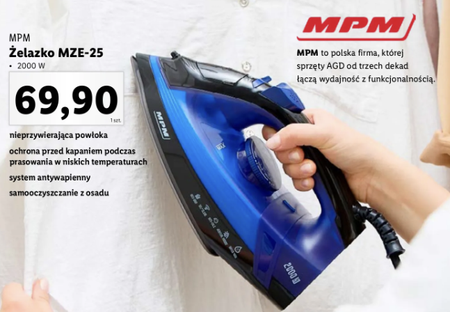 Lidl MPM żelazko