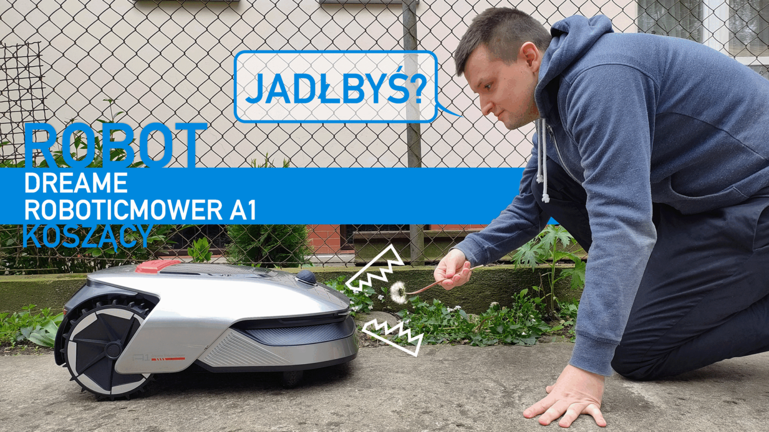 Kosiarka jak odkurzacz? Moja opinia o Dreame Roboticmower A1 Robot koszący Dreame Roboticmover A1
