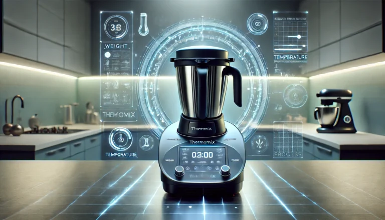 futurystyczne Thermomix TM7, wygenerowane przez AI