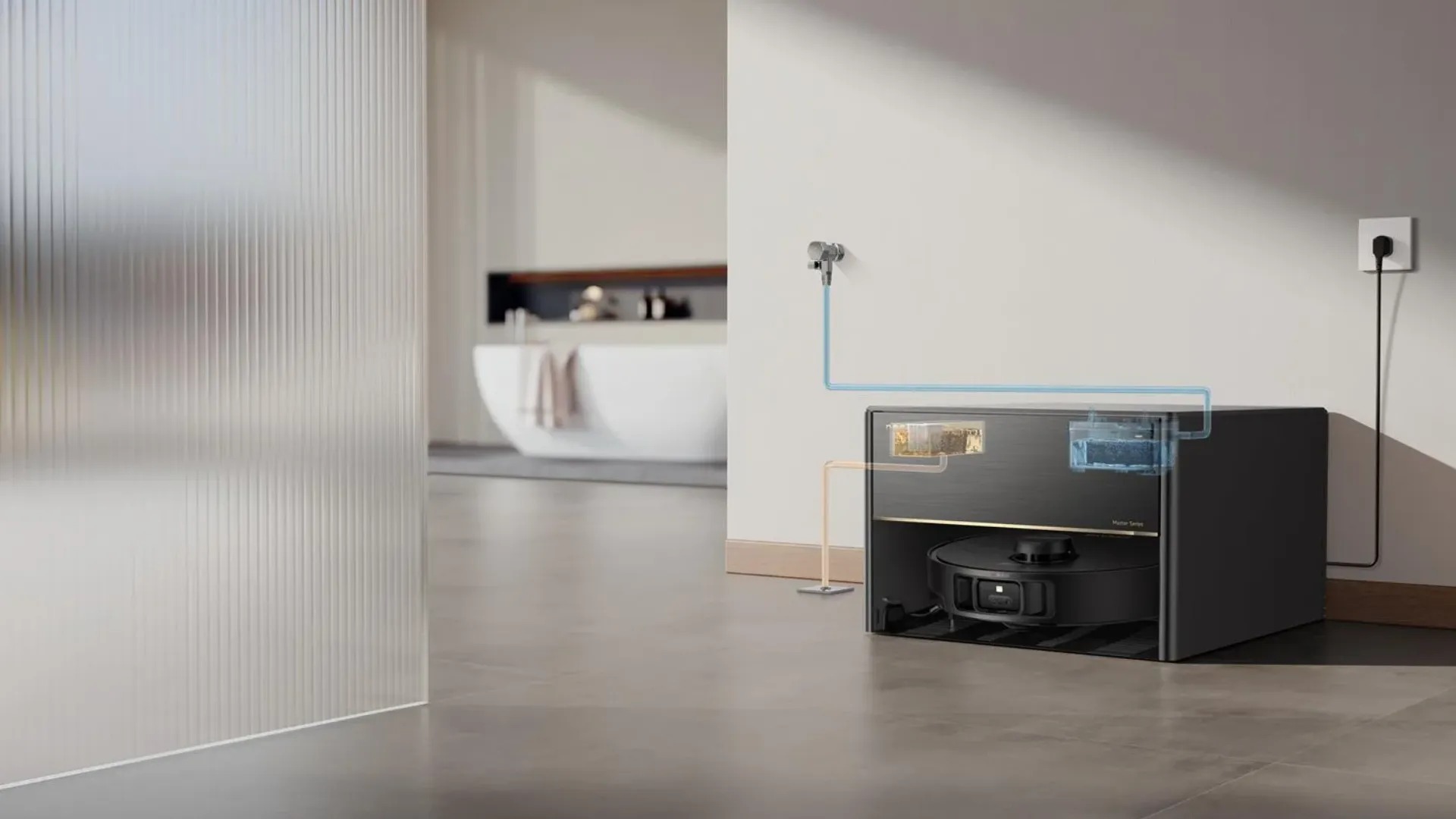 Dreame X40 Ultra Master w przedpokoju