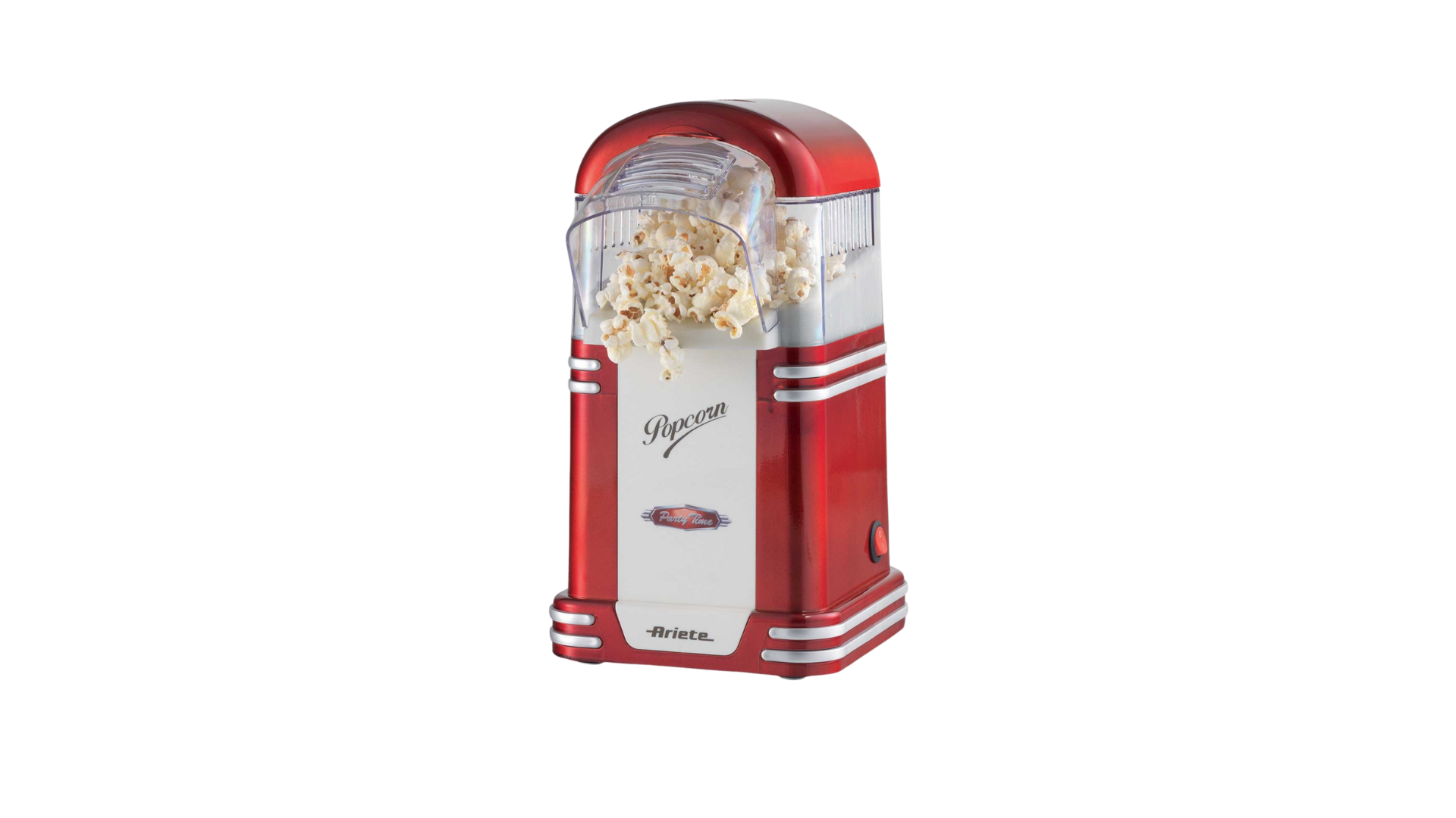 Maszynka do popcornu Ariette czerwono-biała