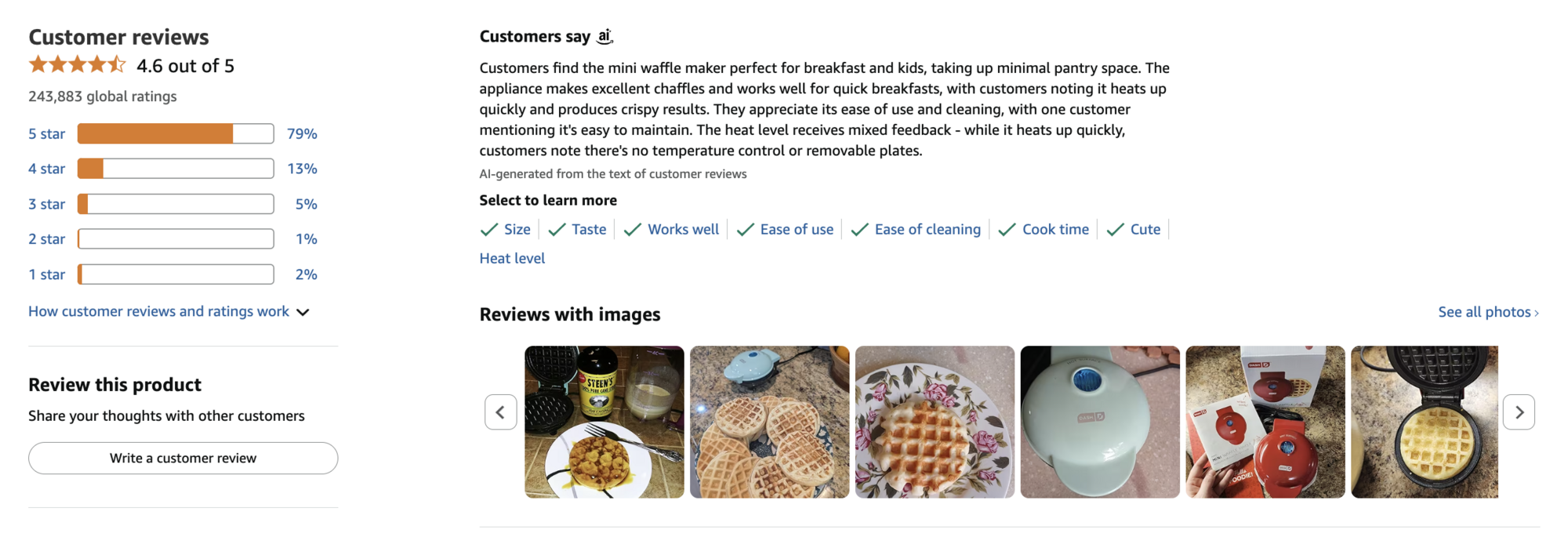 mini gofrownica z amazon