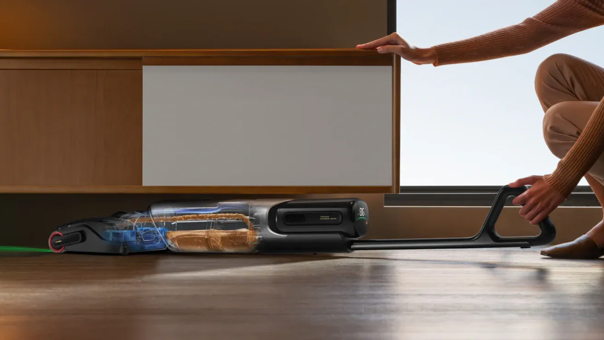 MOVA X4 PRO podczas sprzątania