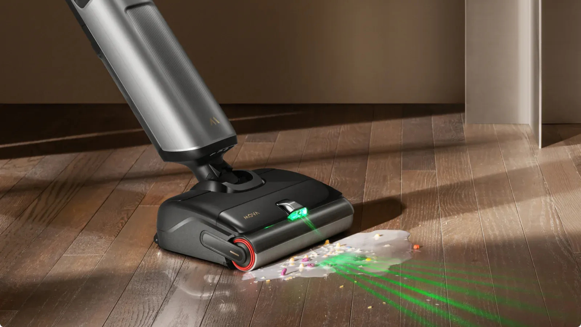 MOVA X4 Pro sprząta zabrudzenia