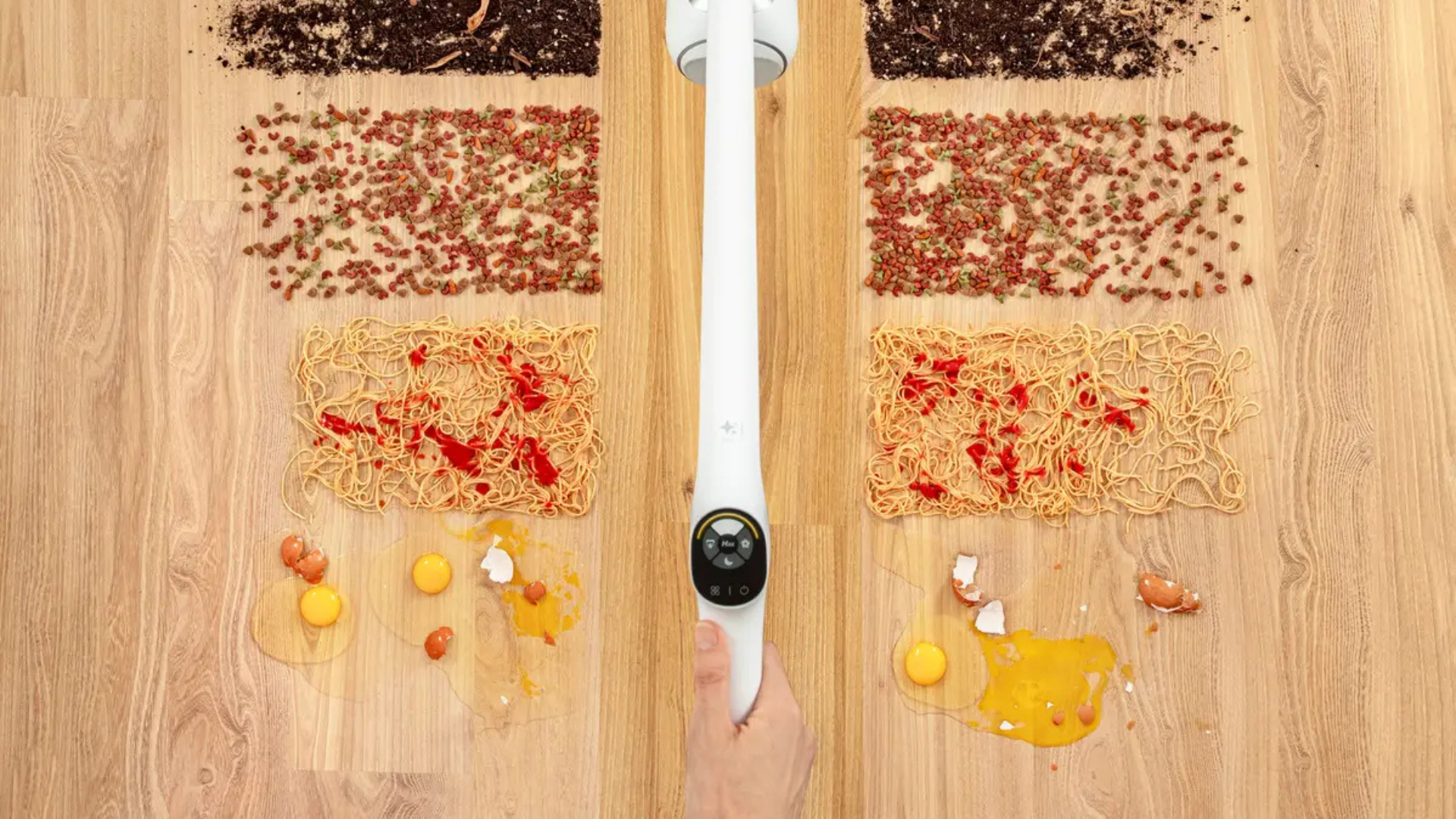 Tefal X-Clean 10 wciąga zabrudzenia