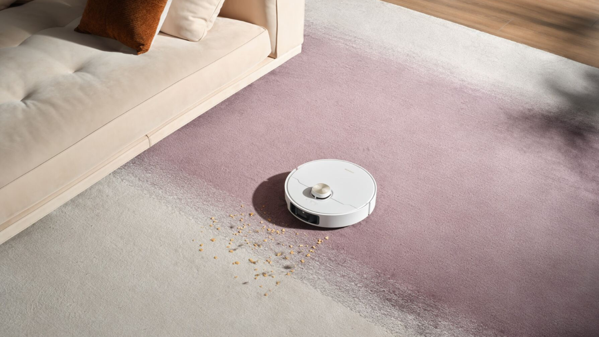 Dreame L40s Pro Ultra na dywanie