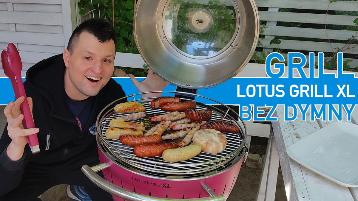 LotusGrill XL Garden Party – bezdymny grill węglowy klasy premium LotusGrill XL Garden Party – bezdymny grill węglowy klasy premium