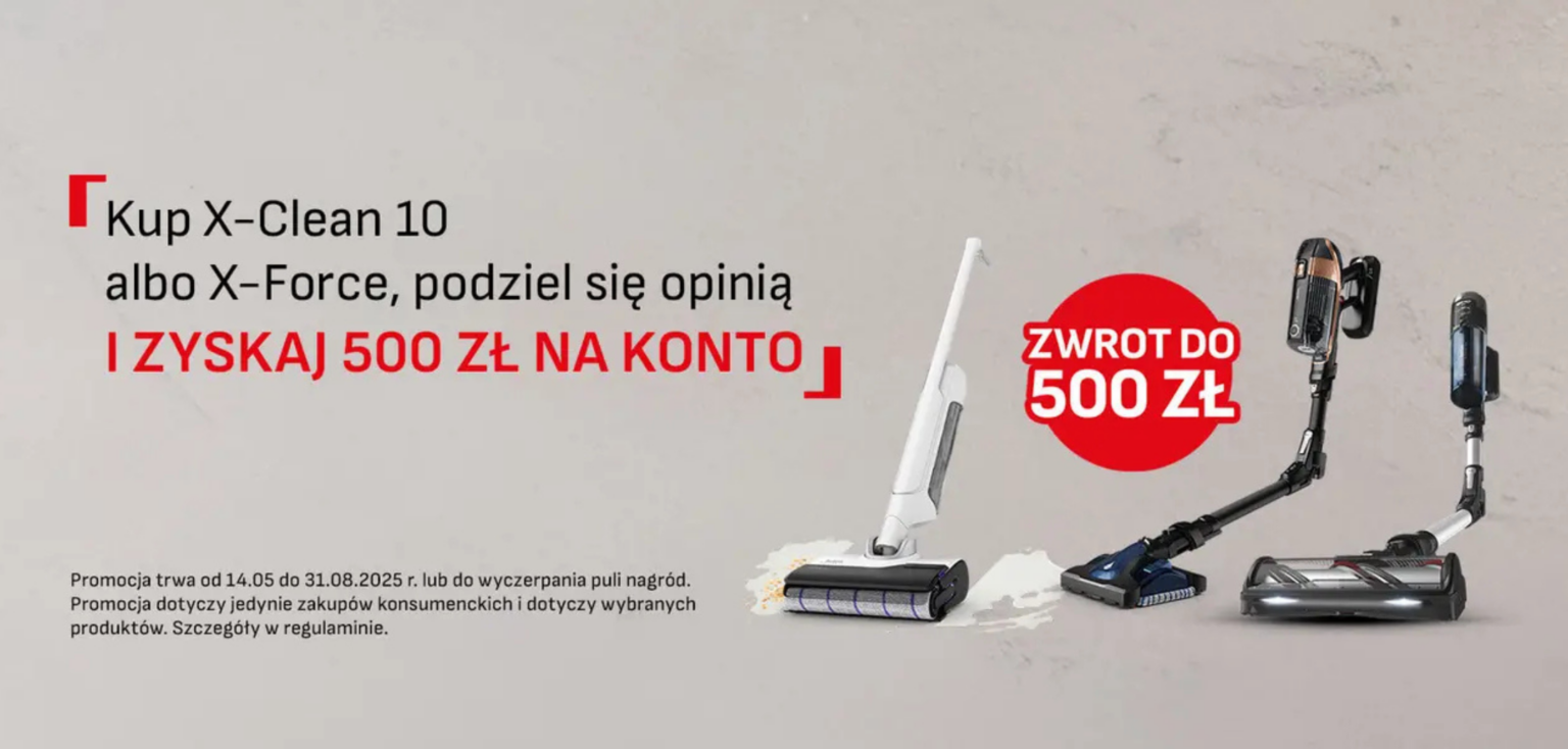 Tefal X-Force, Tefal X-Clean promocja