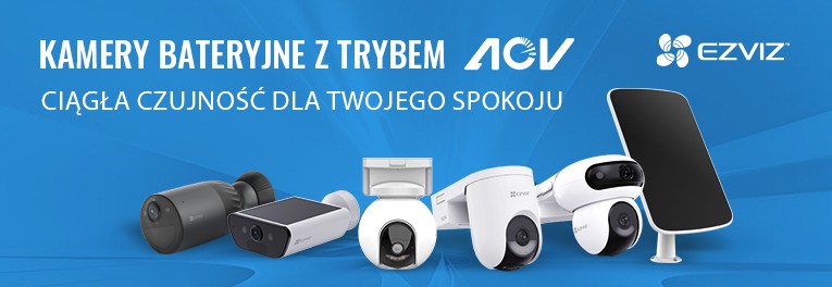 Grafika promocyjna kamer Ezviz