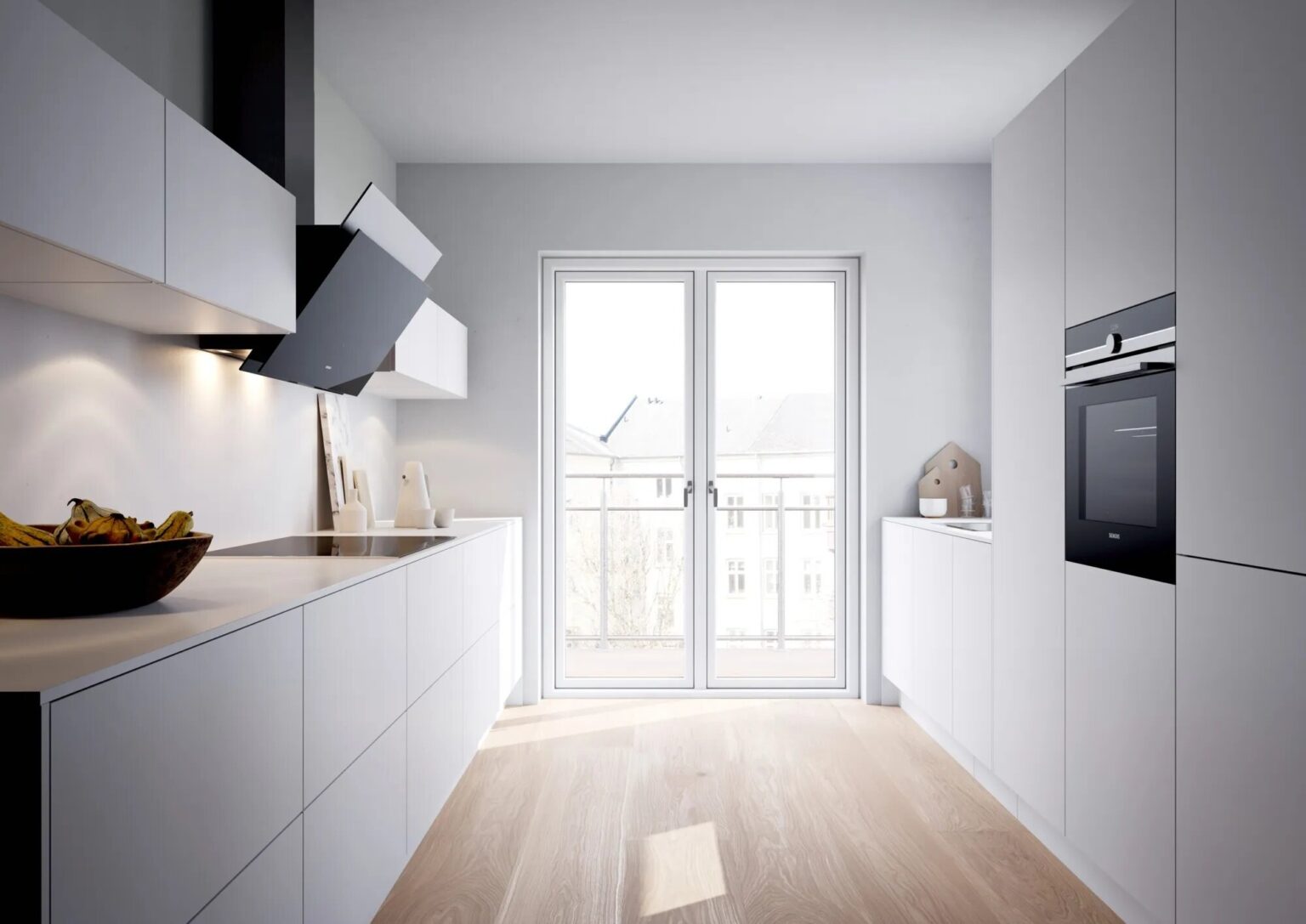 Piekarnik SIEMENS HB676GBS1 w zabudowie kuchennej.