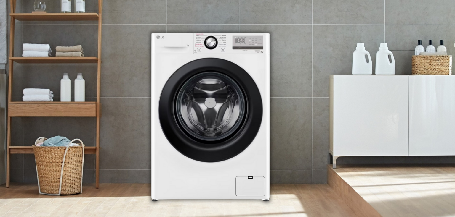 Pralka slim LG z prezentem za 1 zł w Media Expert! Świetna okazja na czerwiec Pralka LG
