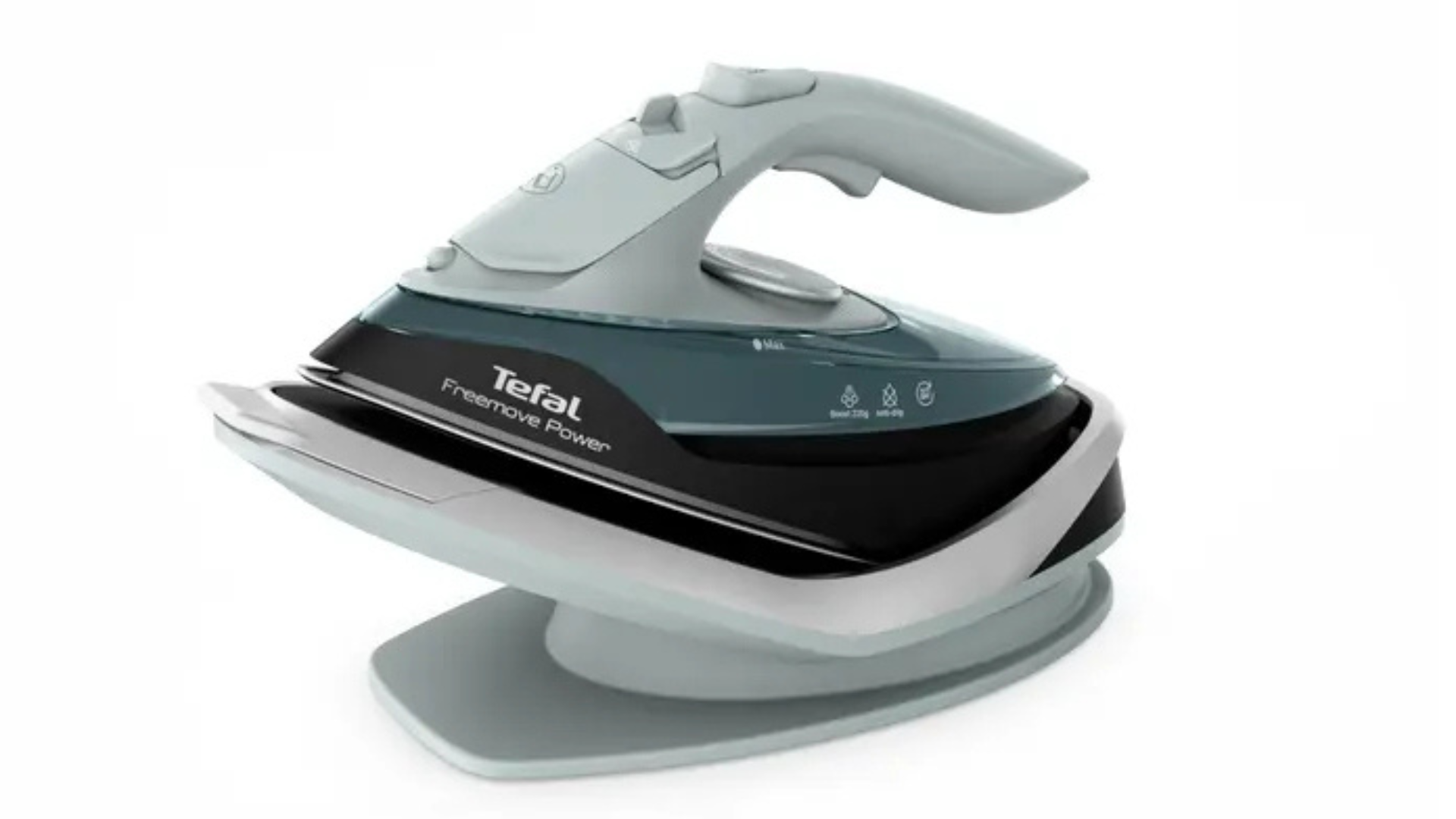 Żelazko TEFAL FV6670E0 na białym tle.