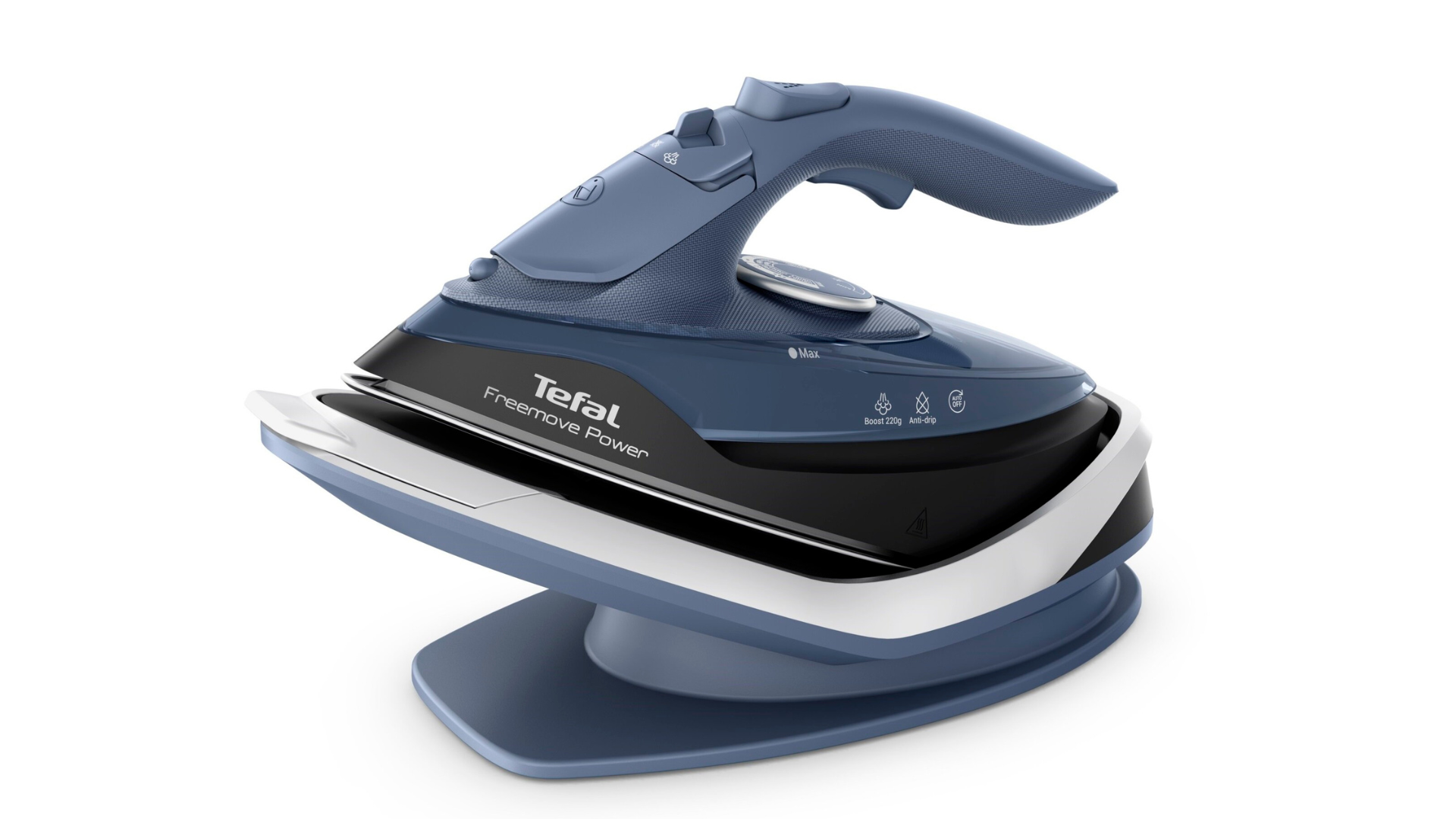 Żelazko TEFAL FV6675E0 na białym tle.