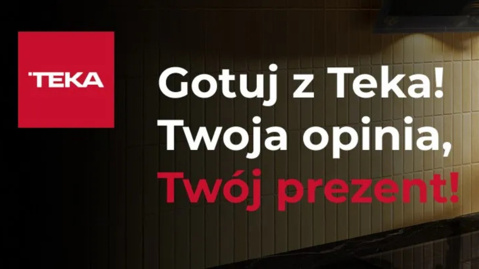 Grafika promocyjna marki Teka.