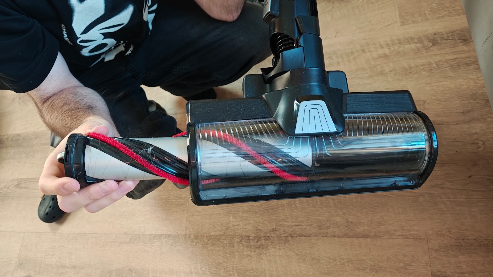 Wyciągnięty wałek końcówki odkurzacza bezprzewodowego Tefal X-Force Flex 14.80.